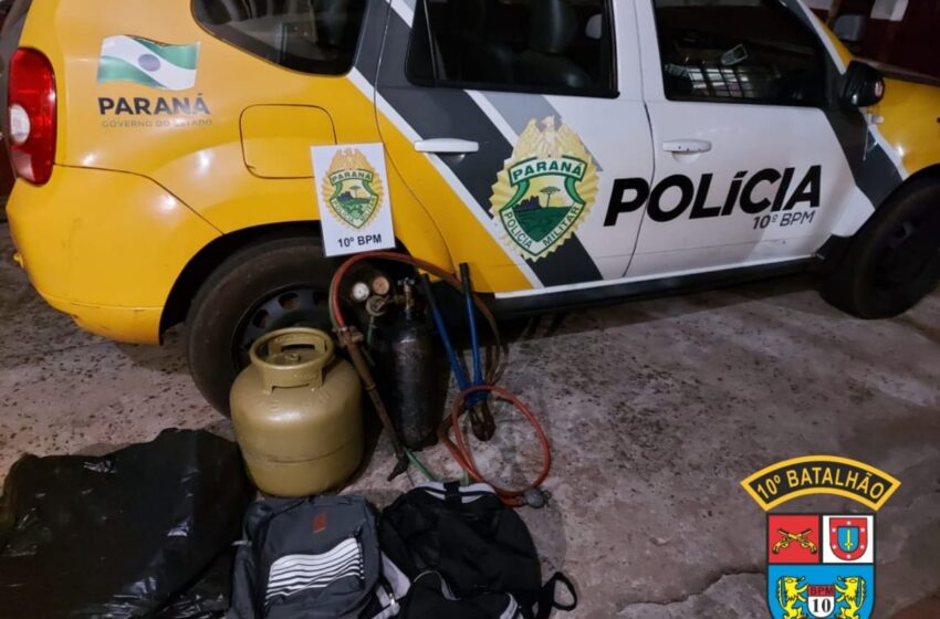  Polícia Militar frustra tentativa de roubo em Marilândia do Sul