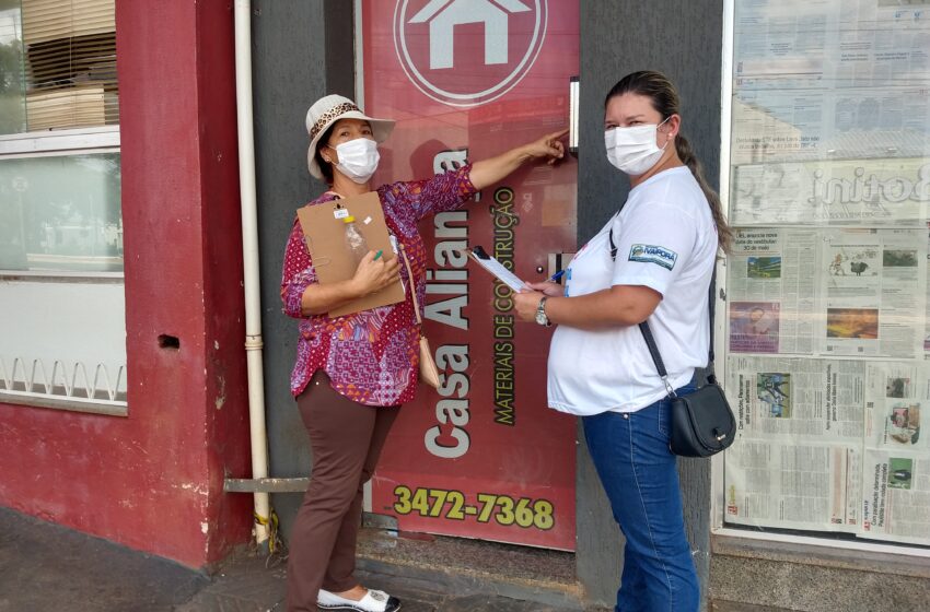  Agentes comunitários de saúde da Prefeitura de Ivaiporã batem de porta em porta cadastrando população para vacinar contra Covid-19