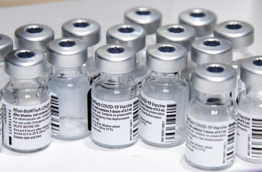  Saúde distribui 1,12 milhão de vacinas da Pfizer a partir de hoje