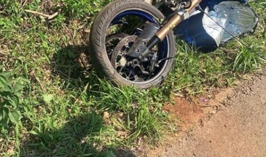  Borrazópolis: Motociclista sofre queda de moto na PR-170