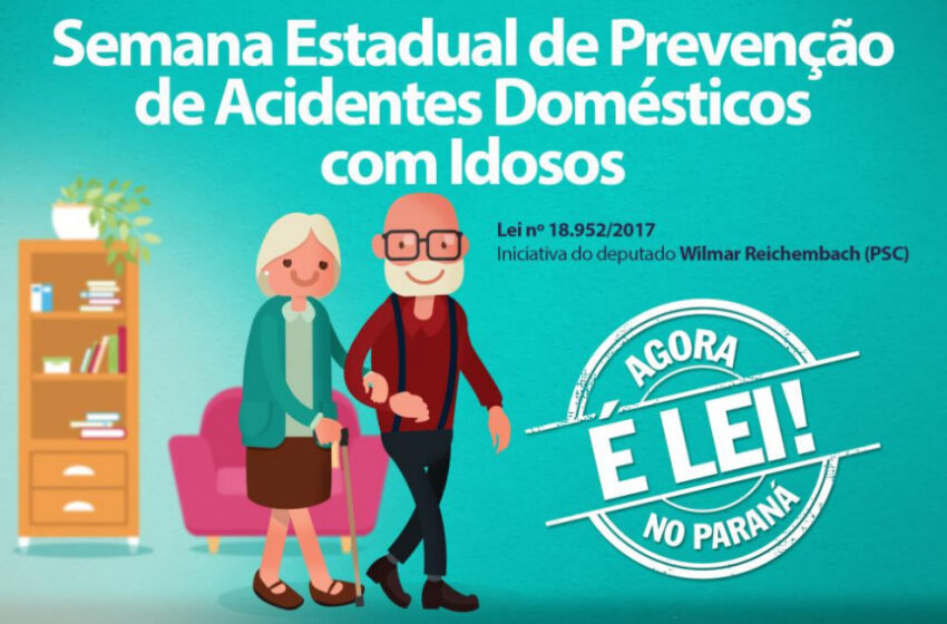  Prevenção de acidentes domésticos com idosos marca a primeira semana de junho no Paraná