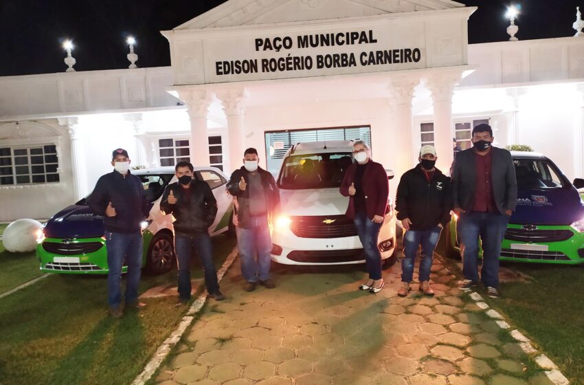  Prefeito Pedro Taborda conquista três novos carros para atender a saúde em Rio Branco do Ivaí