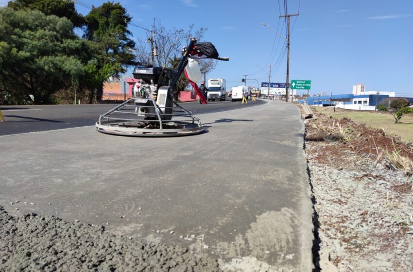  Prefeitura de Apucarana leva acessibilidade a trecho da Avenida Brasil