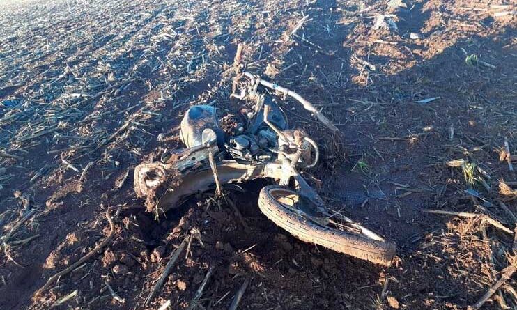  Motociclista morre em acidente em campina da Lagoa e motorista foge