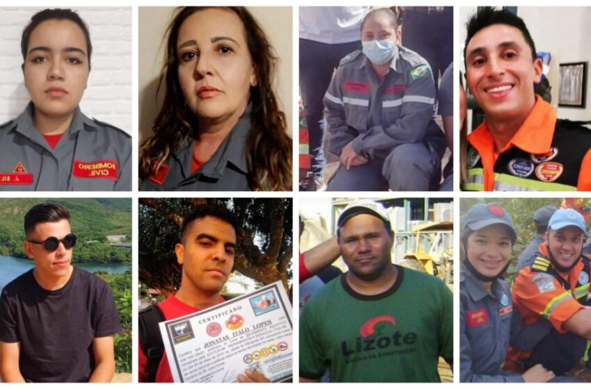  Bombeiros soterrados: Vejam quem são os 09 jovens que morreram