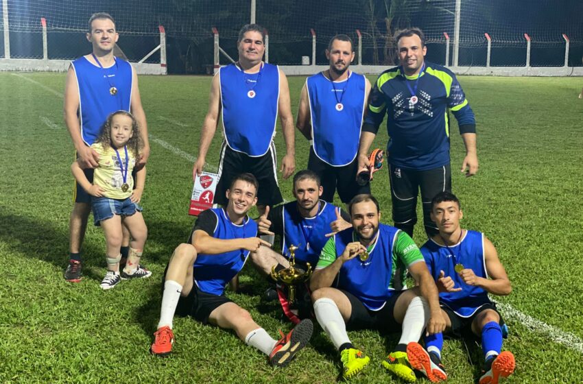  Time Azul foi a equipe campeã no 1º Torneio Clube A.L.M em Borrazópolis