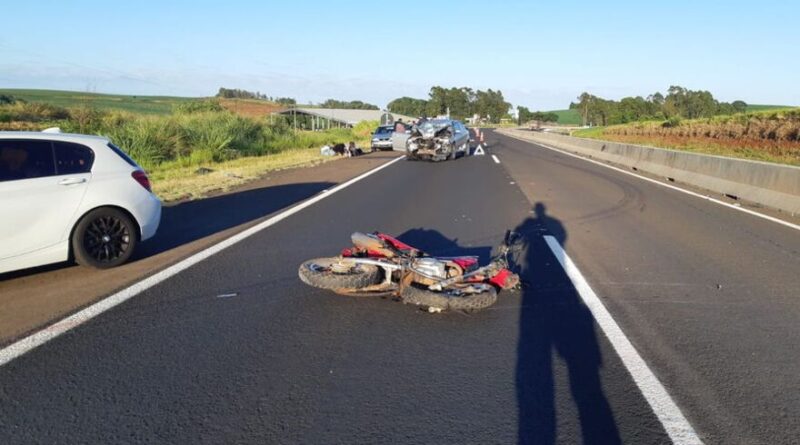 Motocilista morre em grave acidente próximo a Marilândia do Sul