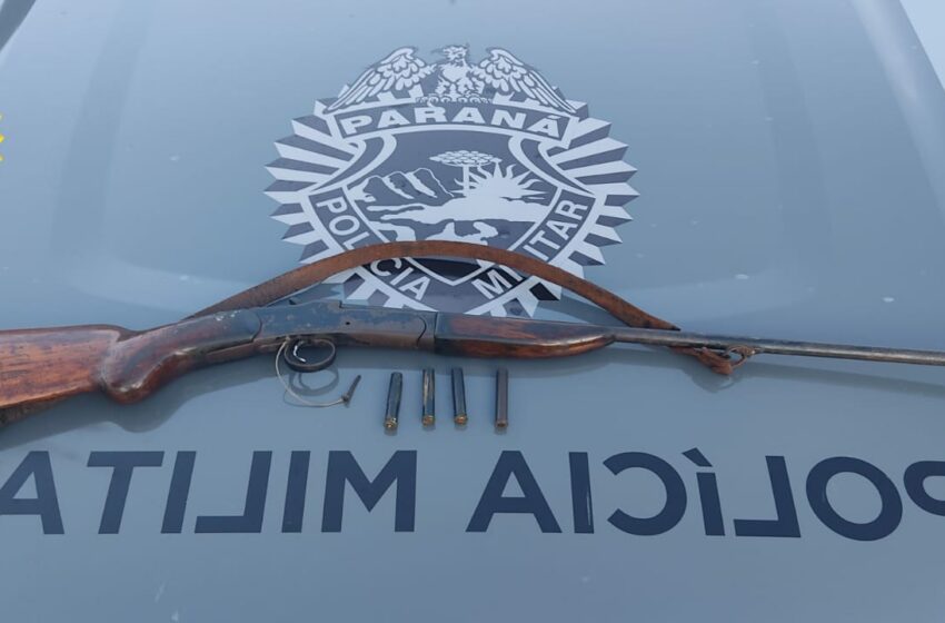  Homem é preso por posse ilegal de arma de fogo em Lidianópolis