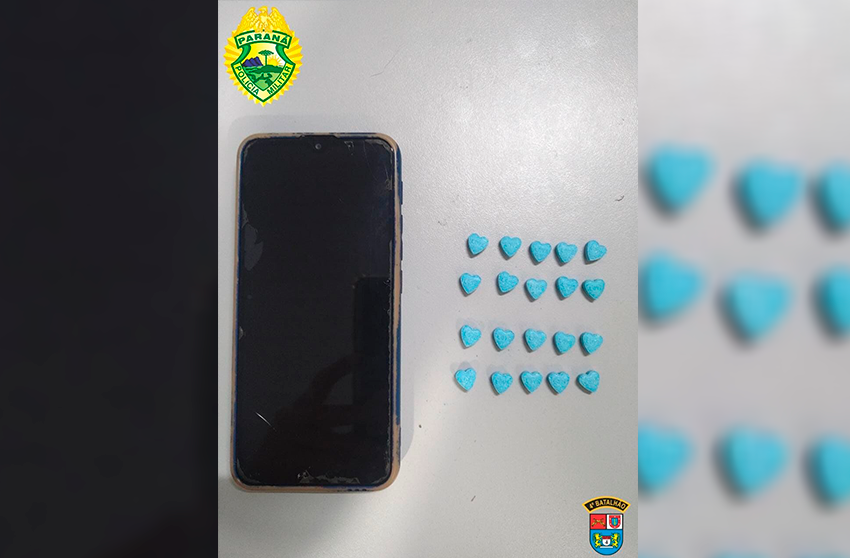  REGIÃO – Homem é preso com 20 comprimidos de ecstasy