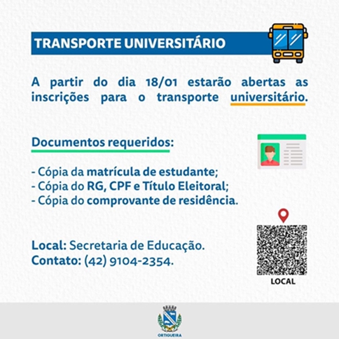  Transporte universitário em Ortigueira