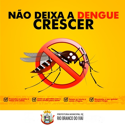  RIO BRANCO DO IVAÍ – Não deixe a Dengue crescer