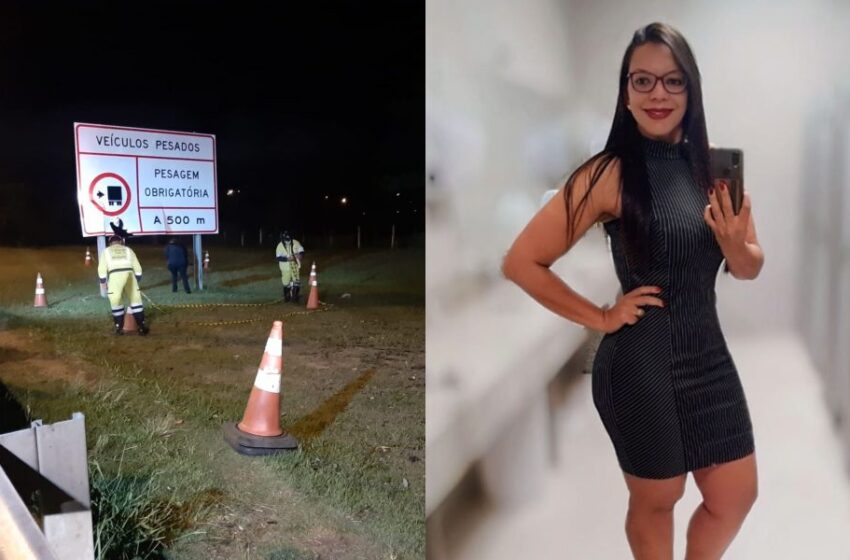  Suelen Prado de 36 anos morre após ser atropelada durante caminhada; Mulher foi jogada contra a placa de sinalização