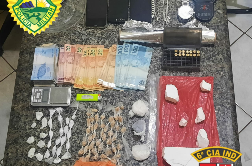  PM prende homem e apreende mais de 1,2 quilo de drogas em São João do Ivaí