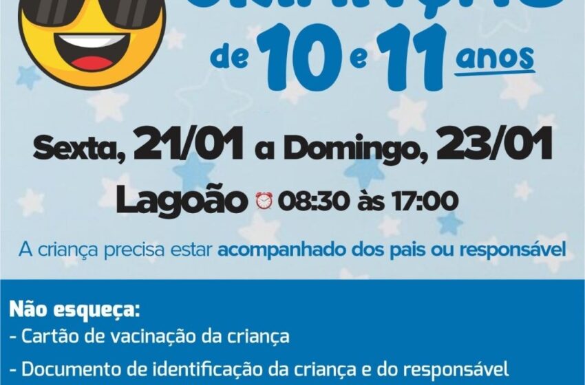  Apucarana começa vacinar crianças de 10 e 11 anos nesta sexta-feira