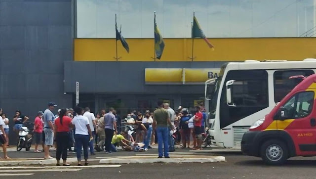  IVAIPORÃ – Idoso é atropelado por Ônibus da prefeitura