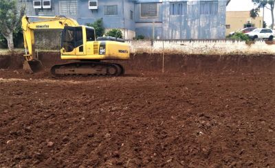  Secretaria de Obras inicia a construção do novo CMEI Paraíso em Marilândia do Sul
