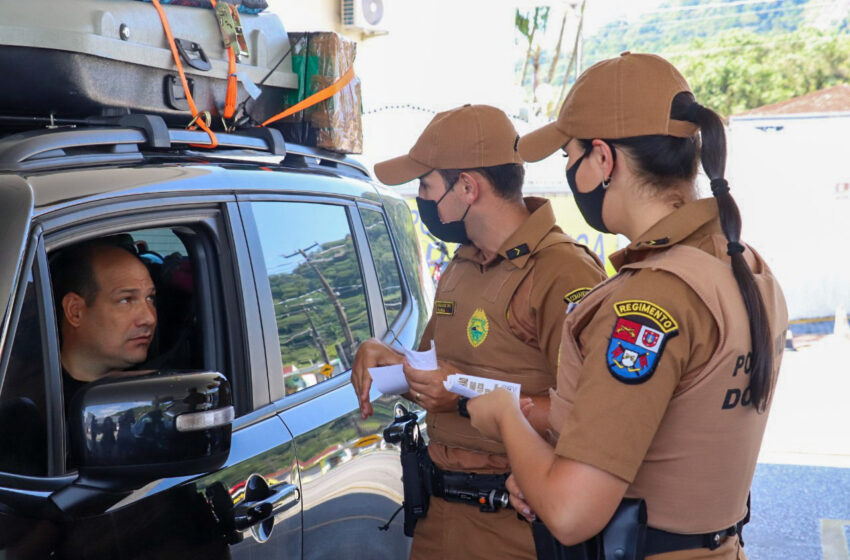  Polícia Militar realiza campanha com orientações de segurança em postos de combustíveis