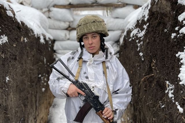  Mulheres na Ucrânia estão na linha de frente do conflito