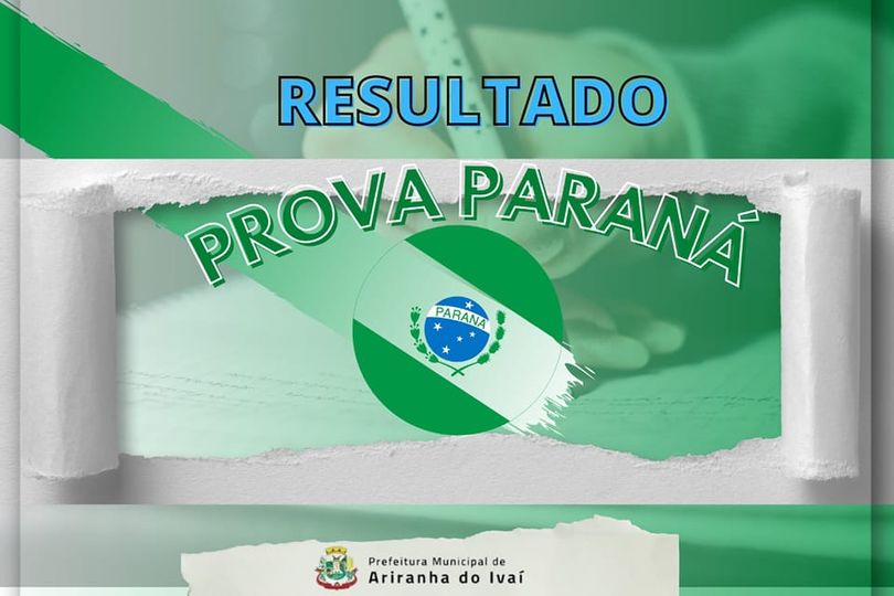  ARIRANHA DO IVAÍ – Escola Municipal Demétrio Verenka alcança ótimos resultados na Prova Paraná