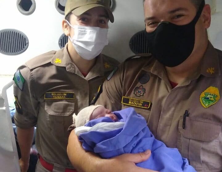  Criança nasce com auxilio do Samu e Corpo de Bombeiros em Maringá