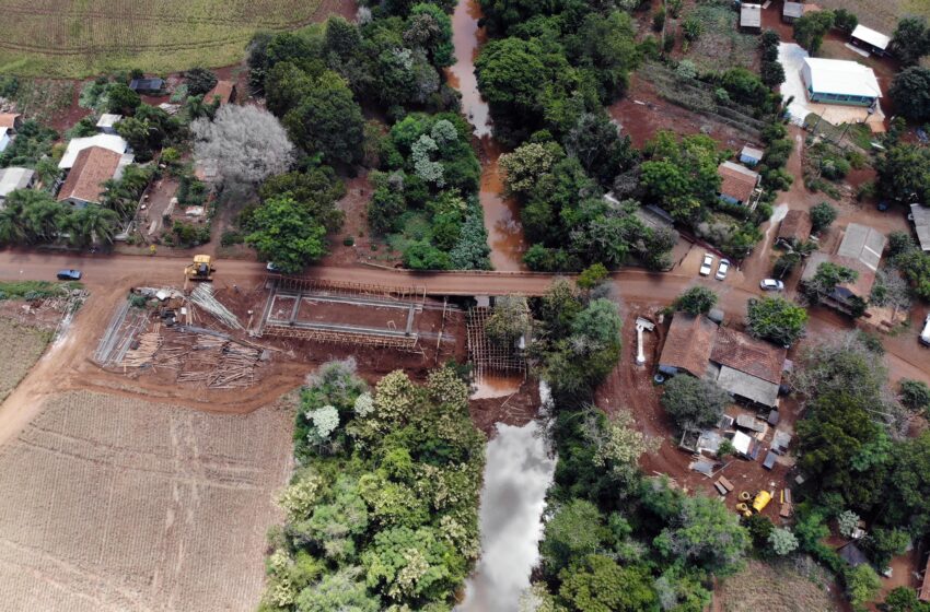  Governo investe na reestruturação da PR-650 para acabar com enchentes em Godoy Moreira