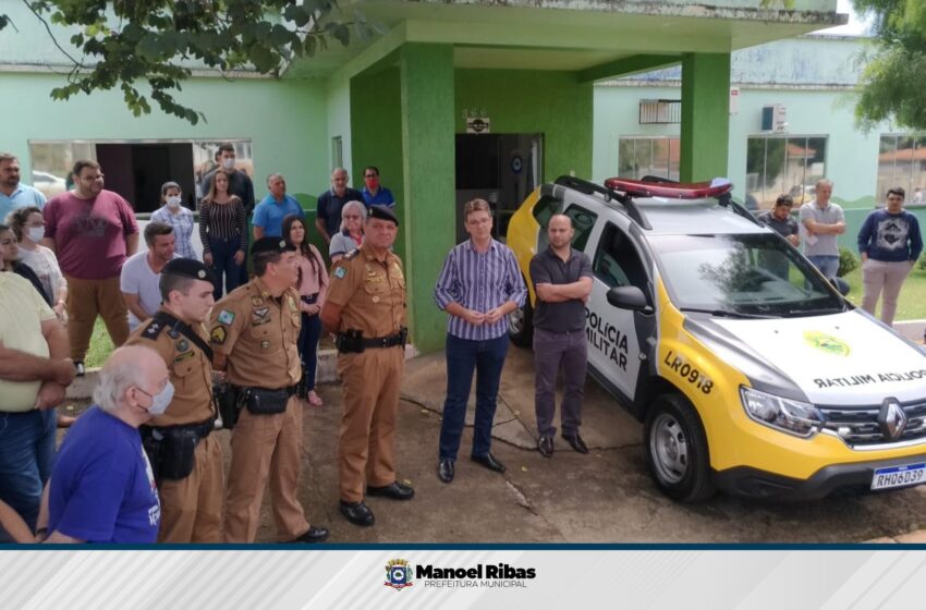  Prefeitura de Manoel Ribas entrega nova viatura para Polícia Militar