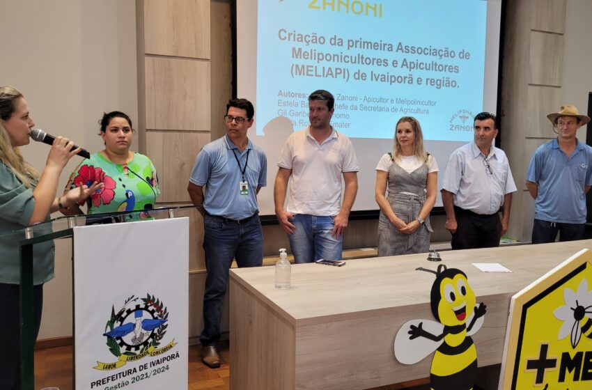  Prefeitura de Ivaiporã lança projeto Mais Mel e debate implantação da Associação de Meliponicultores e Apicultores