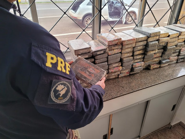  PRF apreende cocaína avaliada em mais de R$ 17 milhões, em Mauá da Serra