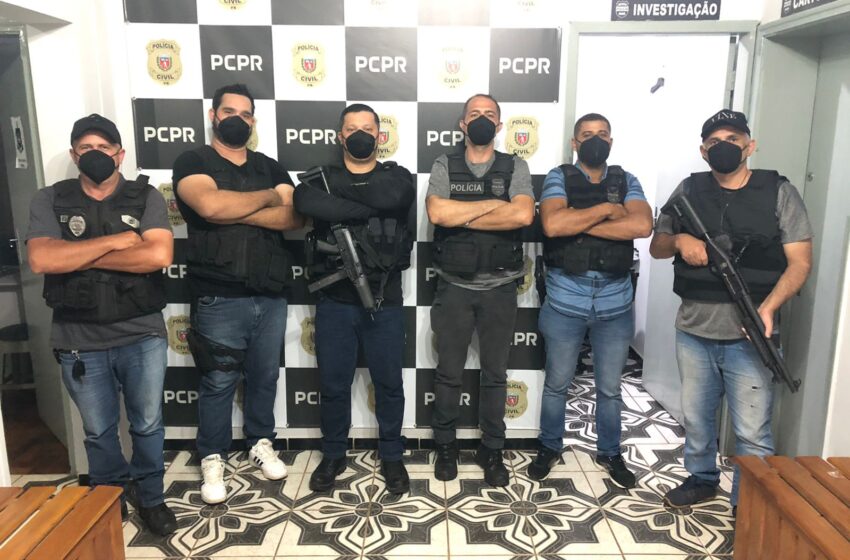  Equipe do Delegado Ricardo Mendes prende em Faxinal, homem com extensa ficha criminal