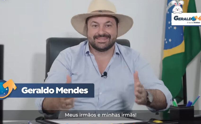  Mensagem de Feliz Páscoa do empresário Geraldo Mendes