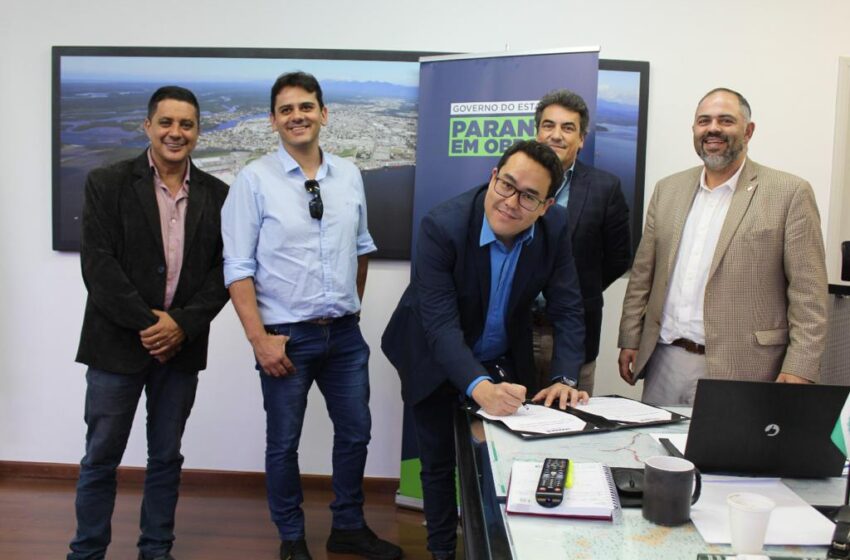  Marilândia do Sul tem convênio assinado de R$ 1,4 milhão para obras de asfalto