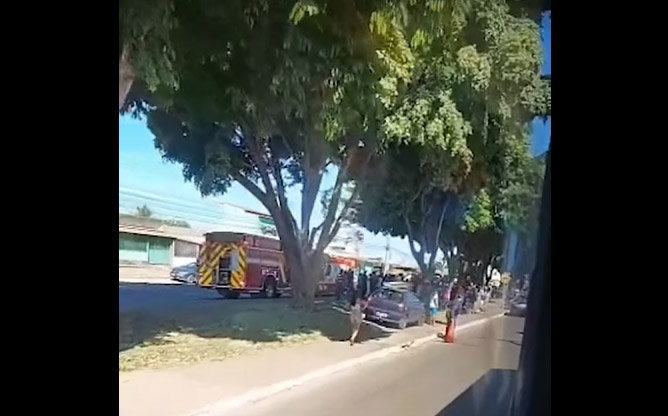  Carro sobe em calçada e atropela cinco crianças no DF