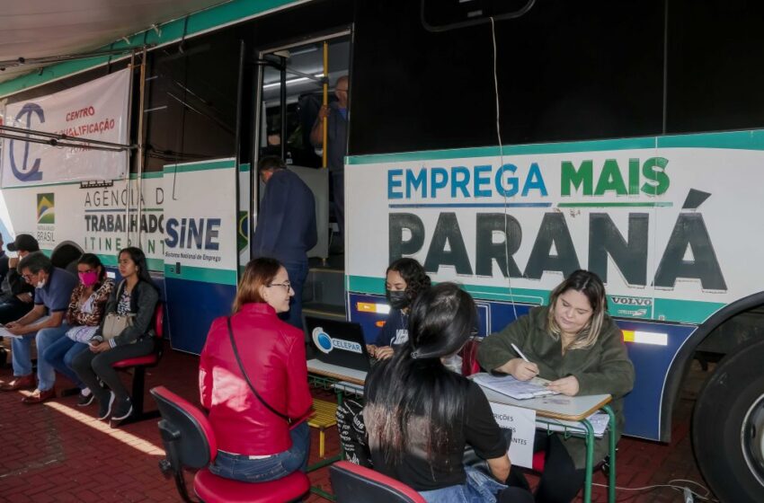  Emprega Mais Paraná faz 1.100 atendimentos de trabalhadores em Apucarana