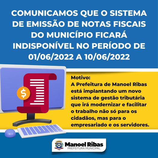  Novo sistema de gestão tributária é implantada em Manoel Ribas