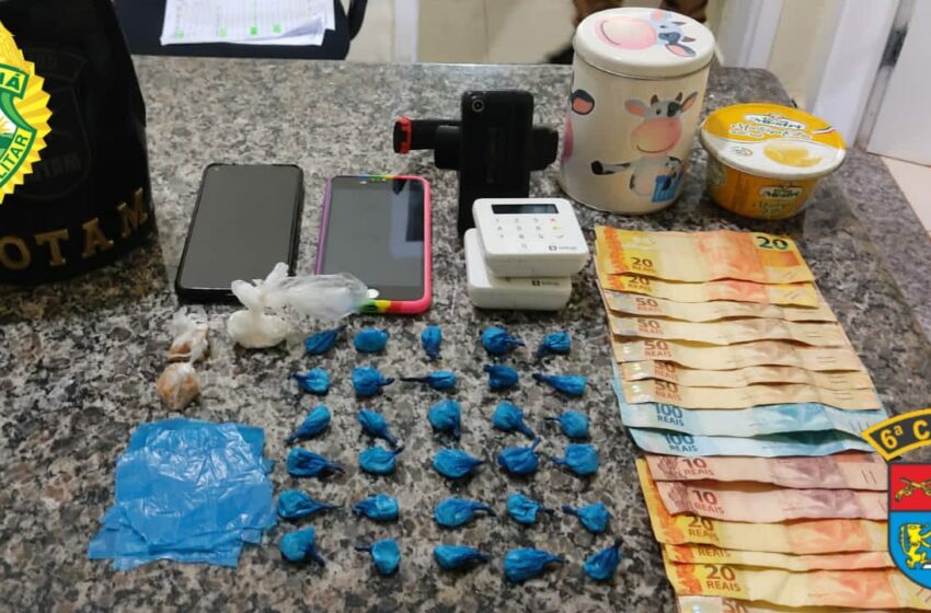  Três pessoas foram presas suspeitas de tráfico de drogas, em São João do Ivaí