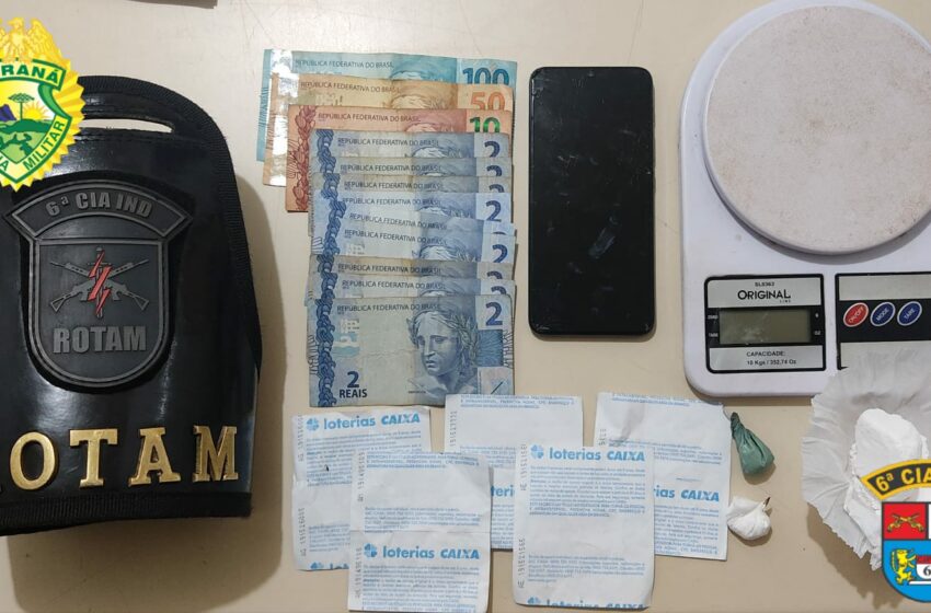  Dois homens são presos suspeitos de tráfico de drogas em Lidianópolis