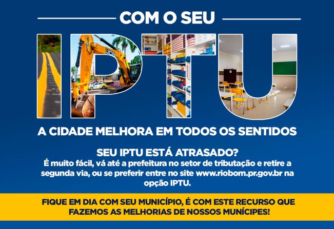  RIO BOM – Campanha fique em dia com seu IPTU