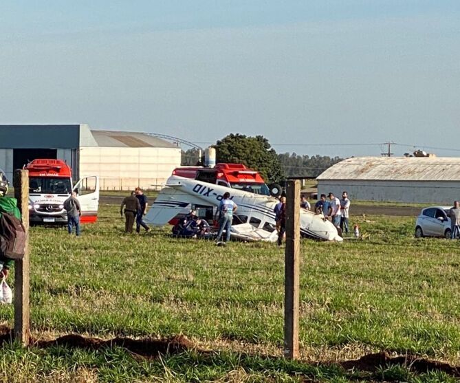  Queda de avião mata homem e deixa 2 feridos em Arapongas