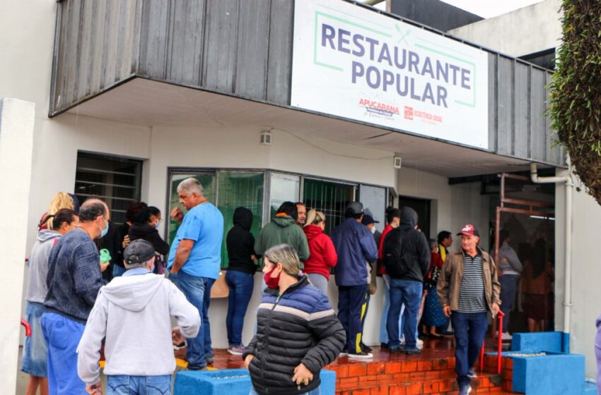  Apucarana abre o Restaurante Popular, com refeições a R$2,00
