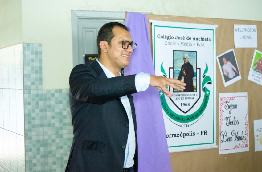  Comunicador Wellyngton Jhonis participa do Projeto Vida do Colégio José de Ancheita