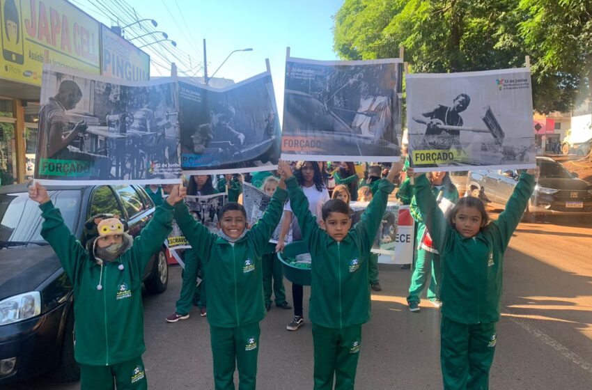  Prefeitura de Ivaiporã realiza Marcha Contra o Trabalho Infantil