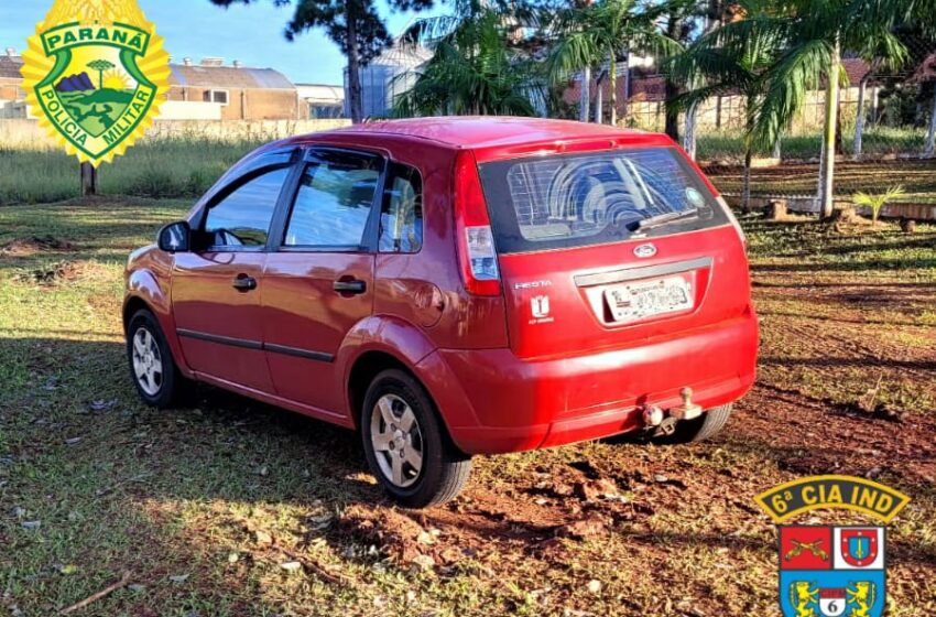  PM de Ivaiporã recupera veículo roubado