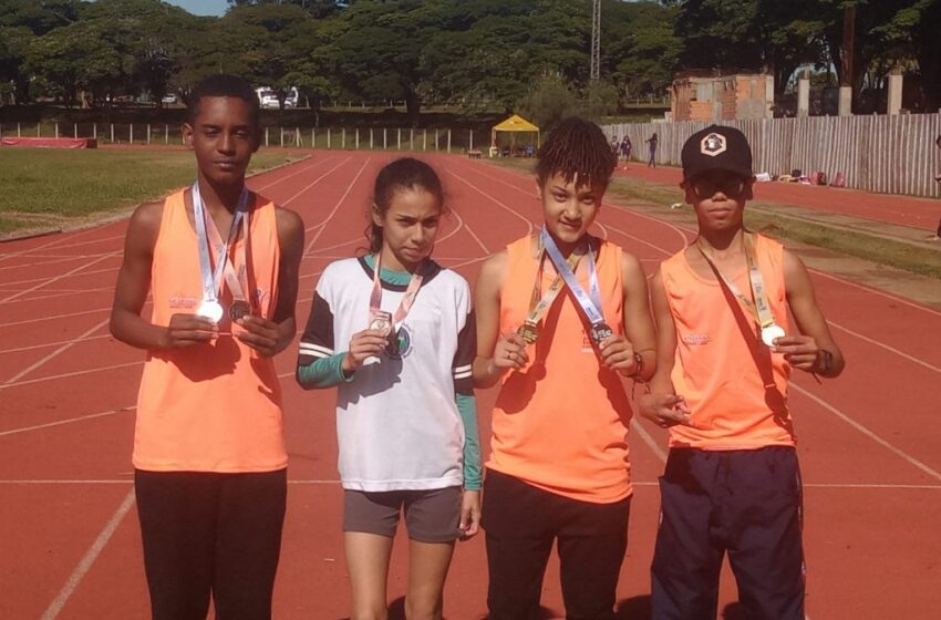  Apucaranenses conquistam dez medalhas no atletismo dos JEP´s em Londrina
