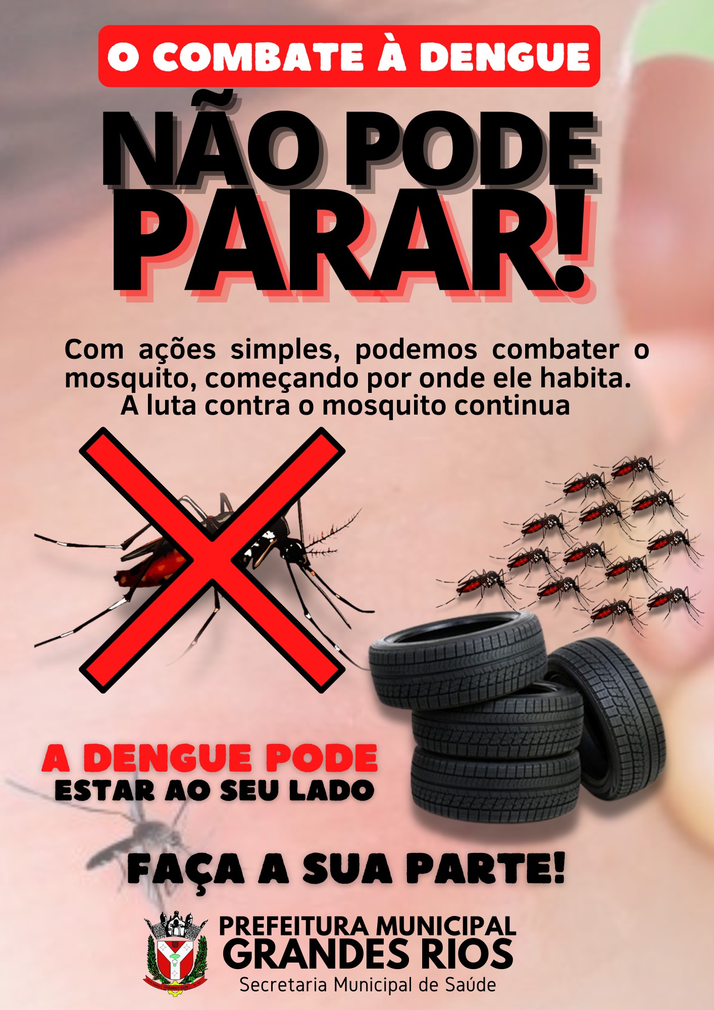 GRANDES RIOS - O Combate à Dengue não pode parar