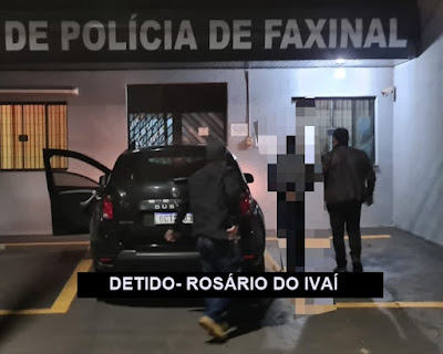  ROSÁRIO DO IVAÍ – Jovem é preso com dívida de 24 mil de pensão alimentícia
