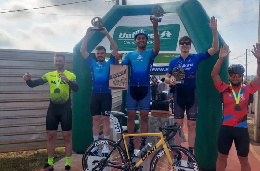  Atleta de Borrazopolis se consagra campeão da Taça Paraná de ciclismo em Campo Mourão