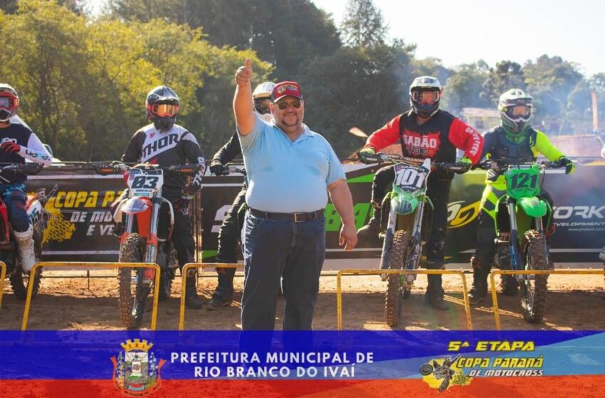  5° Etapa Copa Paraná de Motocross realizada com sucesso em Rio Branco do Ivaí recebeu público de toda a região