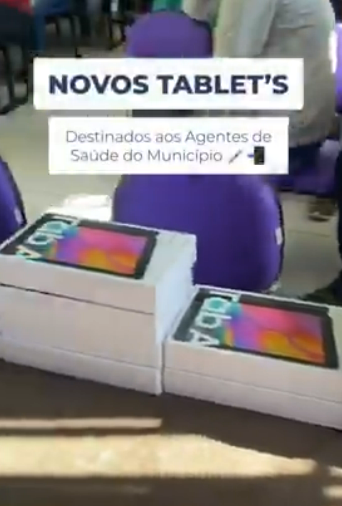  Prefeito de Ortigueira realiza entrega de Tablets para Agentes Comunitários de Saúde
