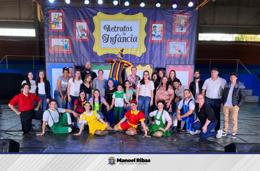  Assistência Social de Manoel Ribas promoveu uma apresentação de teatro e circo abordando temática sobre o combate exploração de trabalho infantil