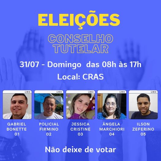  Conheça os candidatos para a vaga de conselheiro tutelar de Marilândia do Sul